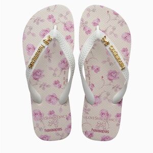 NIB LoveShackFancy X Havaianas Women's Sterling Dusk Top Flip Flops
Size 7/8